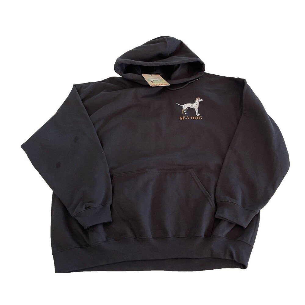 Sea Dog Halloween Hoodie "Witch Better Have My Treat" Mens XL NWT